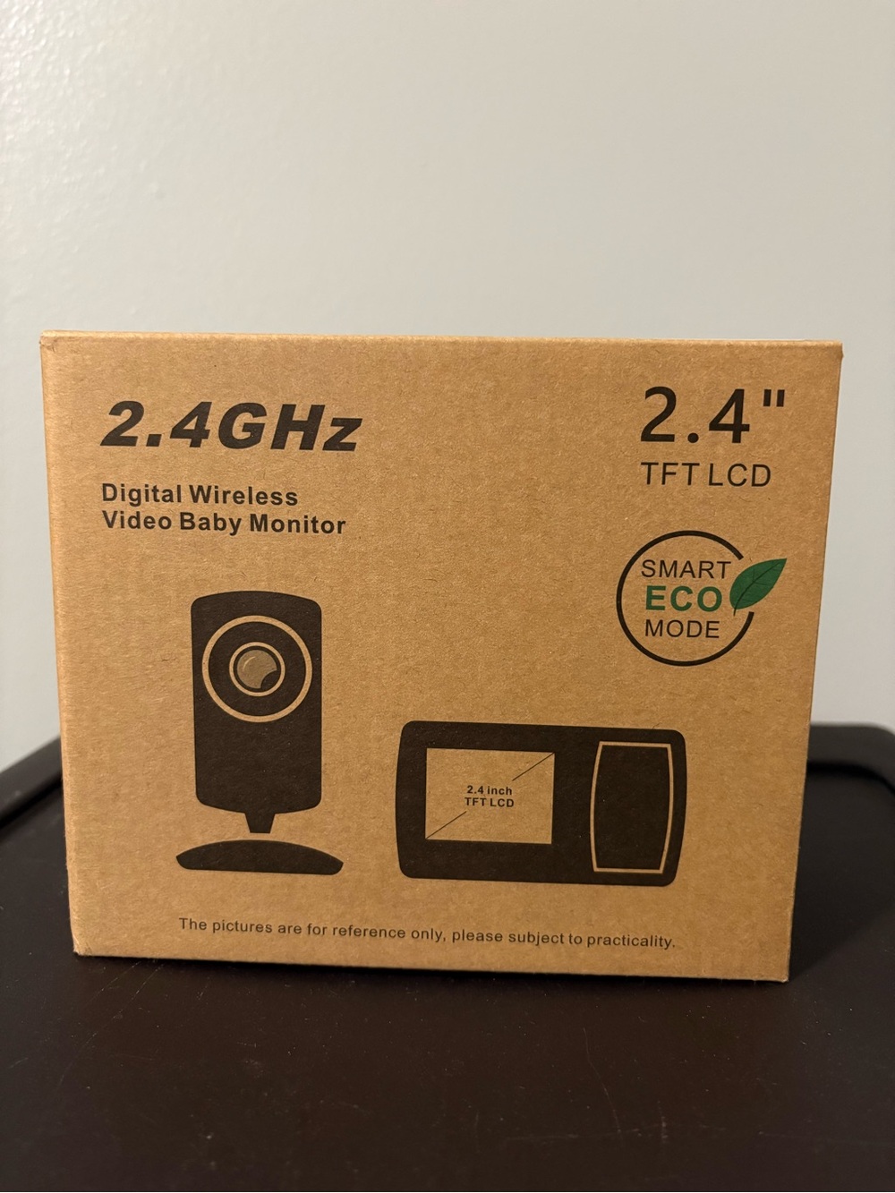 2.4GHz Digital Wireless Video Baby Monitor 2.4 LCD Screen FHSS Secure Connection